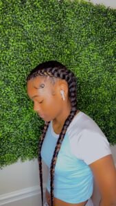 Stitch Cornrows Braiding