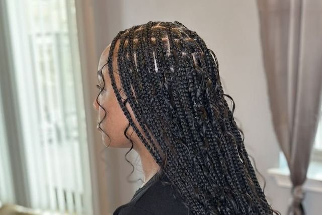 Cornrow Boho Braiding in Forest Park